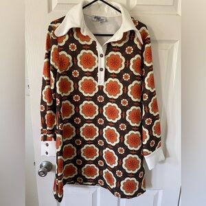 Mod Vintage Inspired Mini Dress